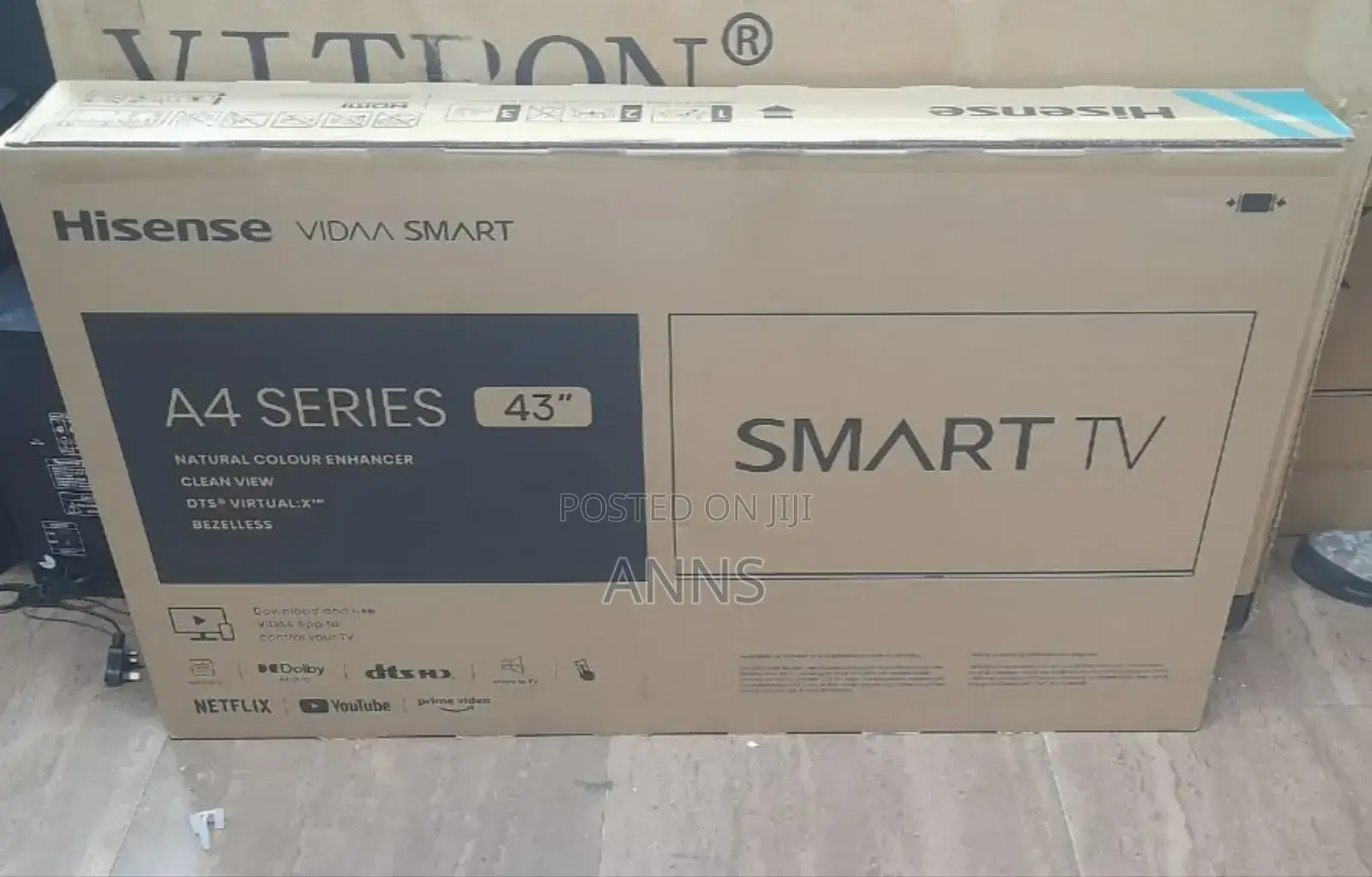 Hisense 43" A4 Smart Vidaa Television