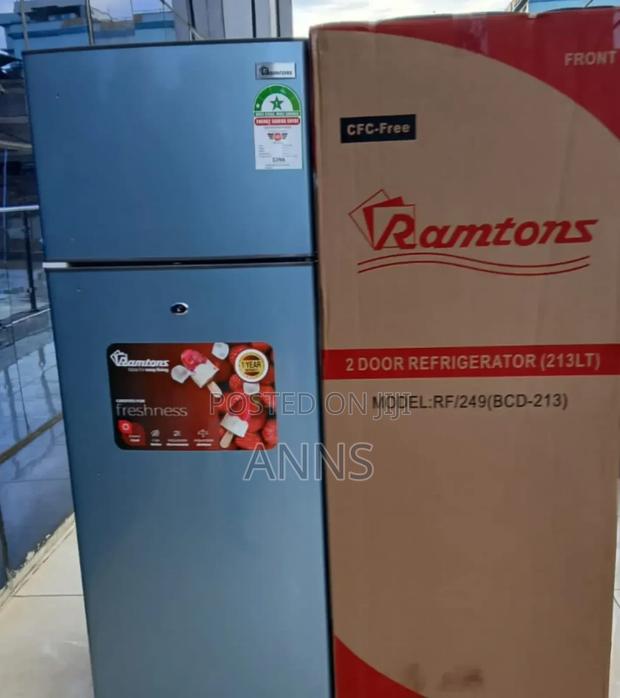 213litres Double Door Ramtons Fridge