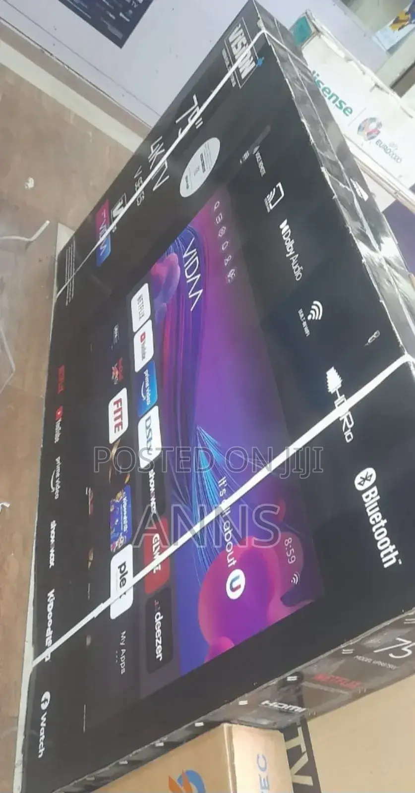 Vision 75"Inches Vidaa With Bluetooth Television