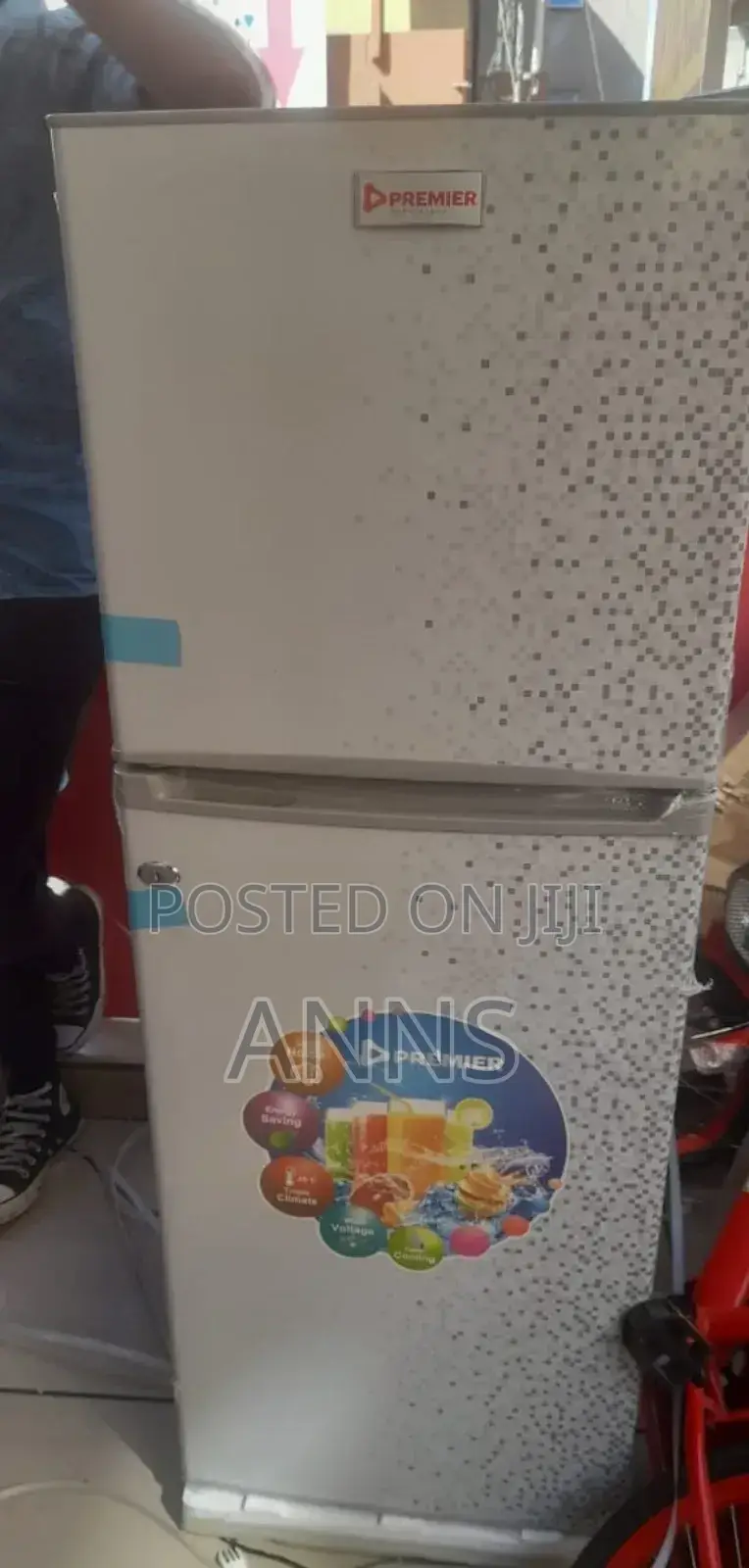 Premier 128litres Double Door Fridge