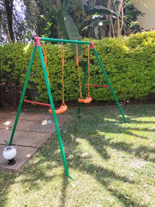 Metallic Outdoor Swing - main view