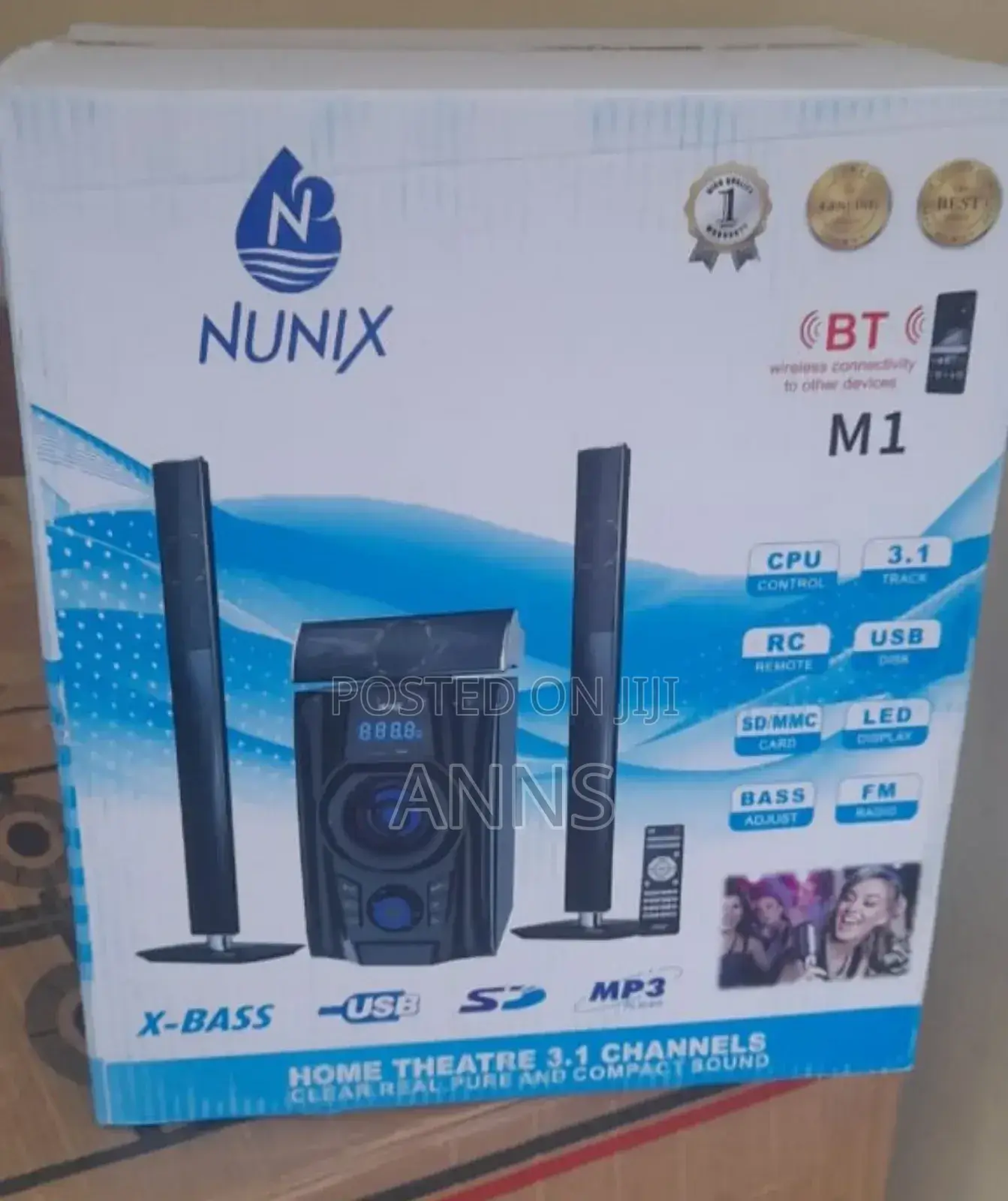Nunix M7 Best Woofer System- 3.1 CH