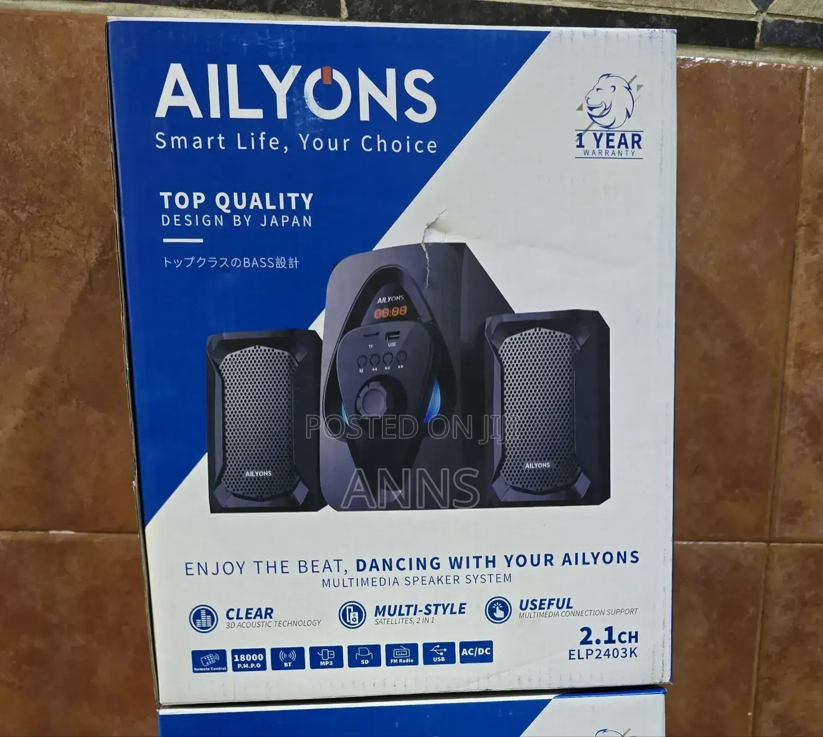Ailyons Best 2.1CH Woofer Home System