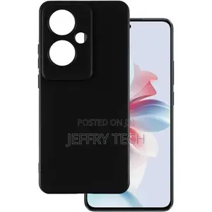 Reno 11F 5G) Black Case Soft TPU Bumper Silicone Bumper Rein