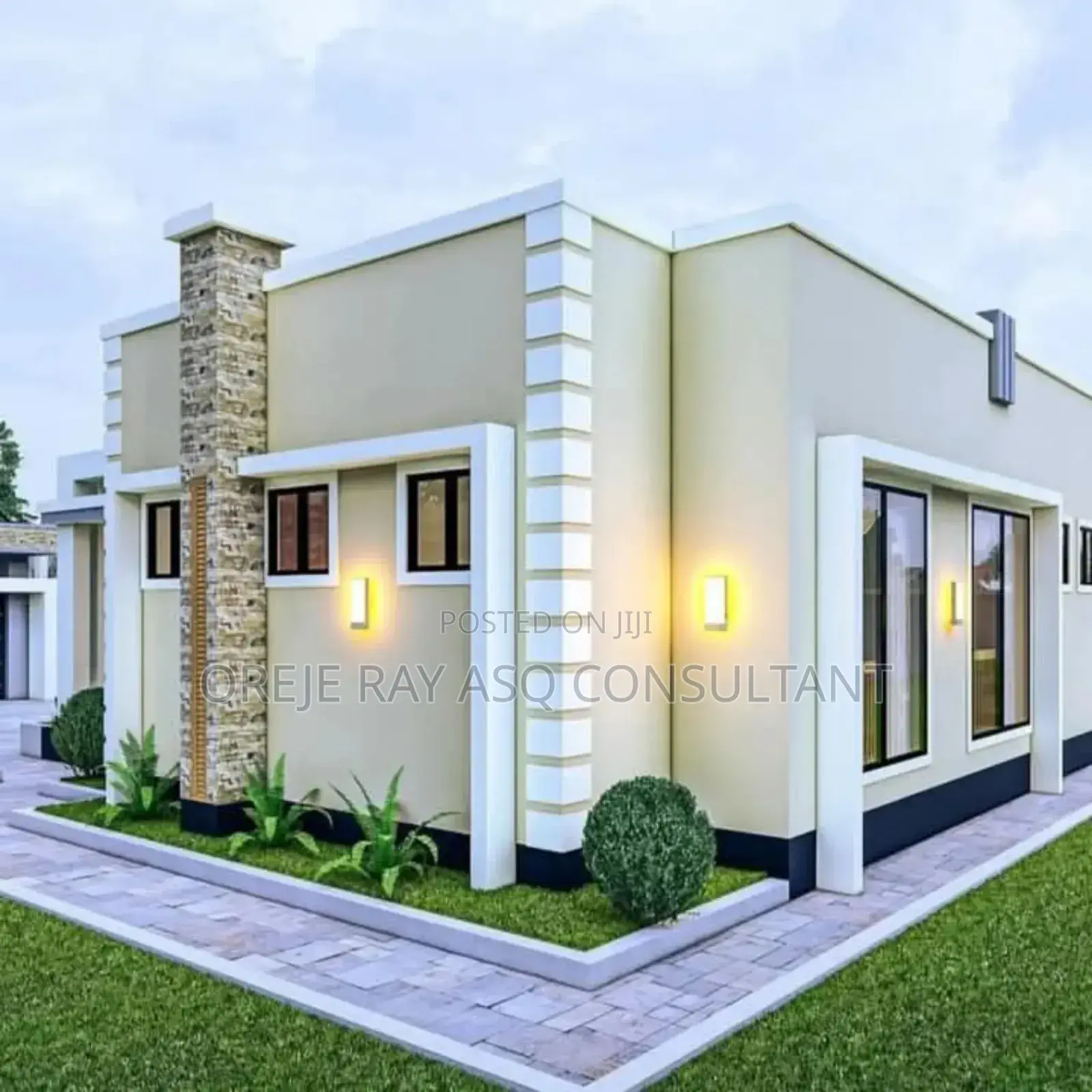 House Plan and Planned House