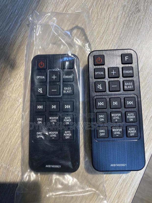 LG Sound Bar Replacement Remote Control SJ2 SJ2.AEUSLLK SJ2 - thumbnail 2