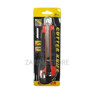 Cutter Knife Or Utility Knife With Strong Plastic Handle