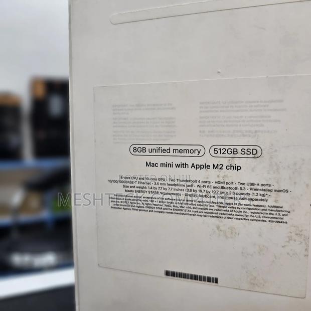 Desktop Computer Apple Mac Mini M2 8GB Apple M2 SSD 512GB - thumbnail 2
