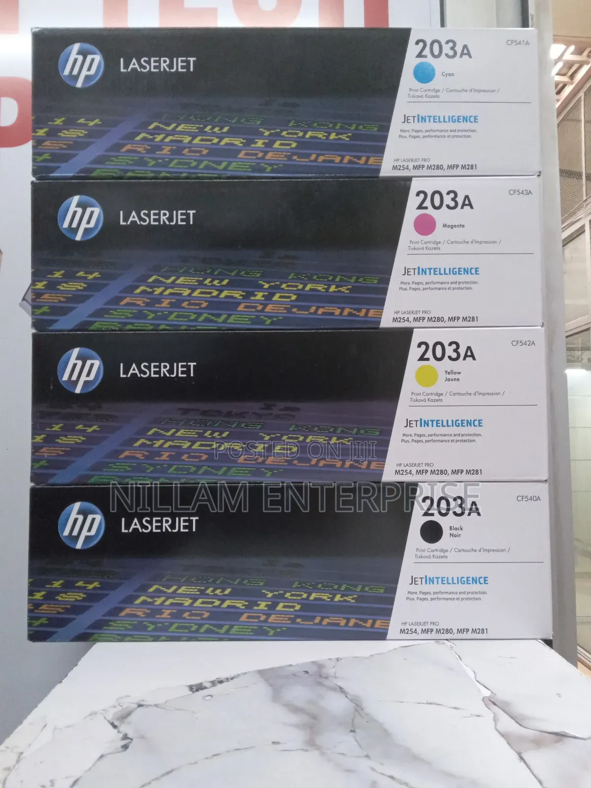 Hp Toners Cartridges 203a Black Colours
