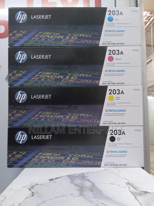 Hp Toners Cartridges 203a Black Colours