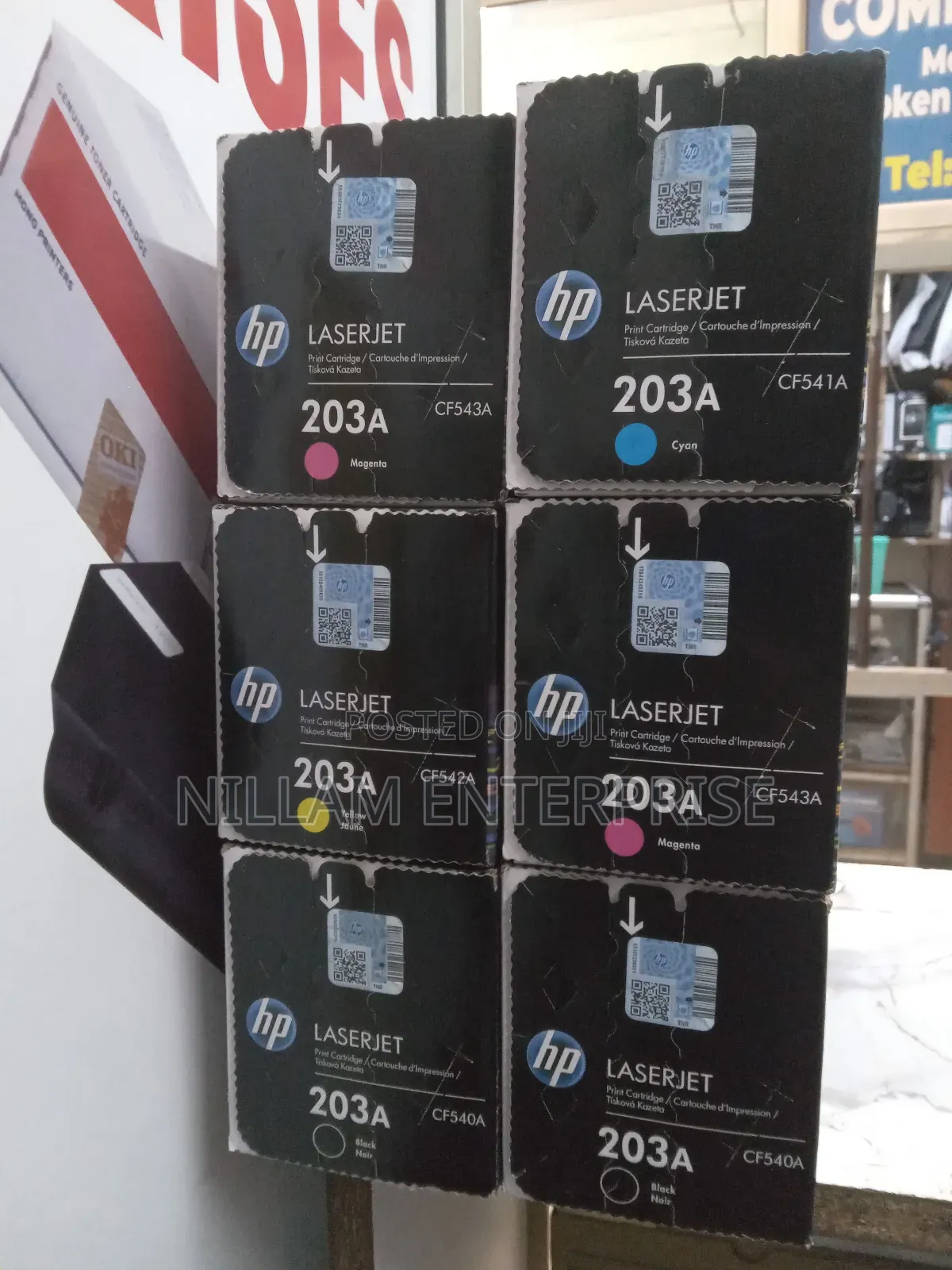 Hp Toners Cartridges 203a Black Colours