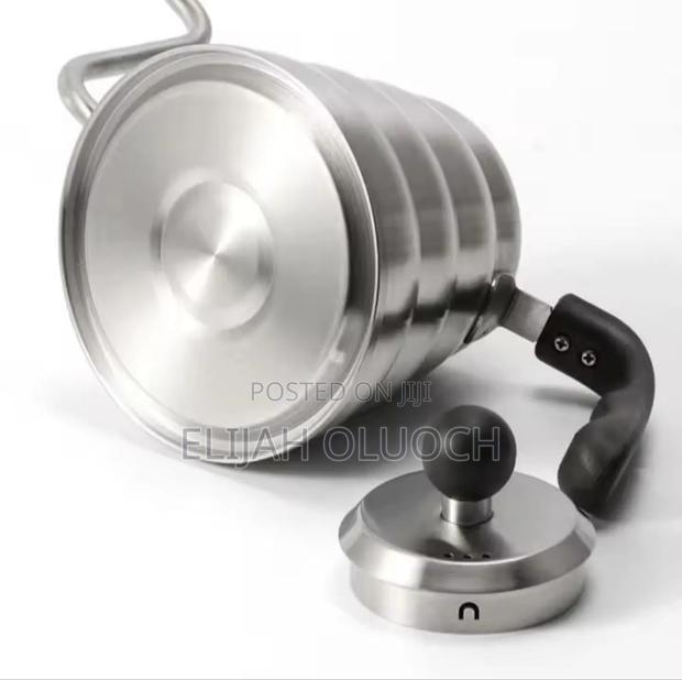 *1.2L Stainless Steel Coffee Kettle Gooseneck Thin Spout - thumbnail 2