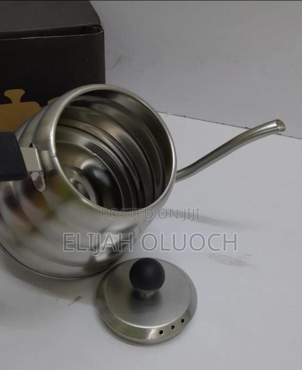 *1.2L Stainless Steel Coffee Kettle Gooseneck Thin Spout - thumbnail 3