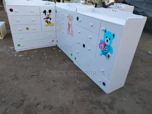 Modern MDF Baby Chest Of Drawers 4 By 4 Fitt