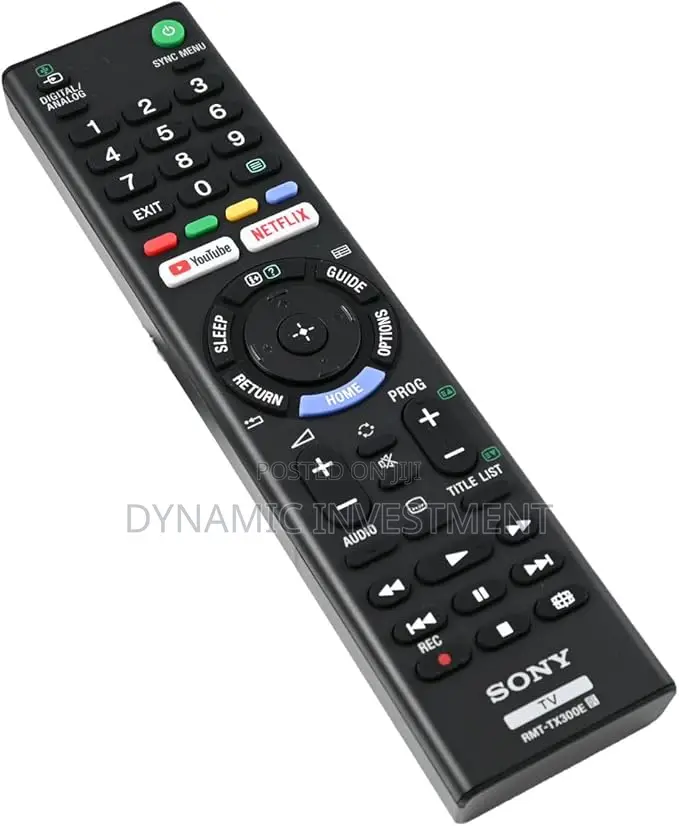 Sony Smart/Android TVS and Sony Bravia TVS Remote Control