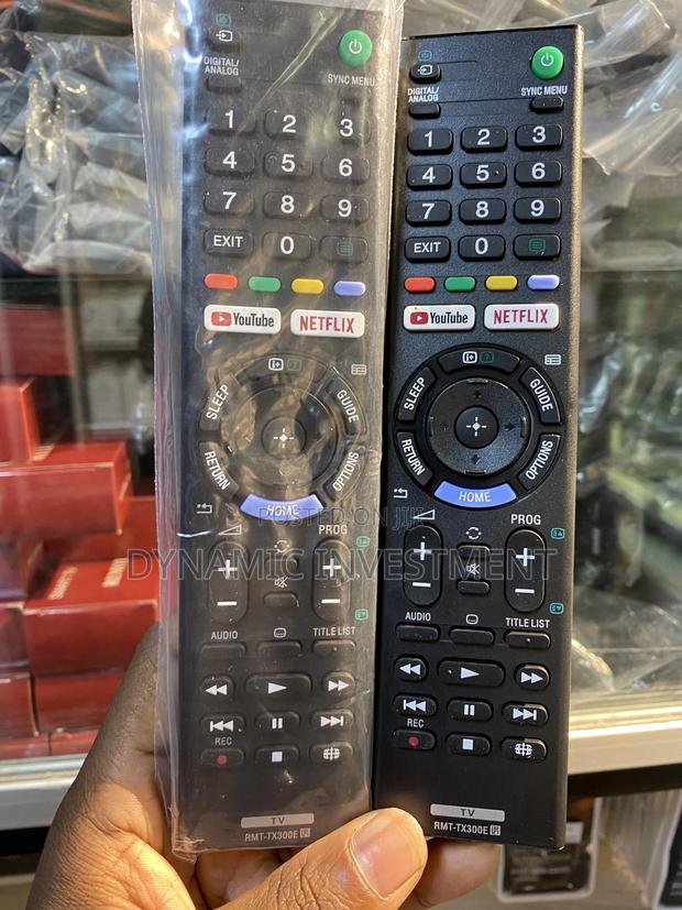 Sony Smart TVS and Sony Bravia TVS Remote Control - main view