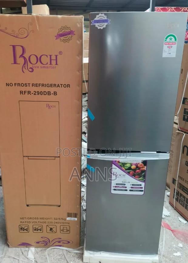 Roch 230L Bottom Freezer Double Door Refrigerator - main view