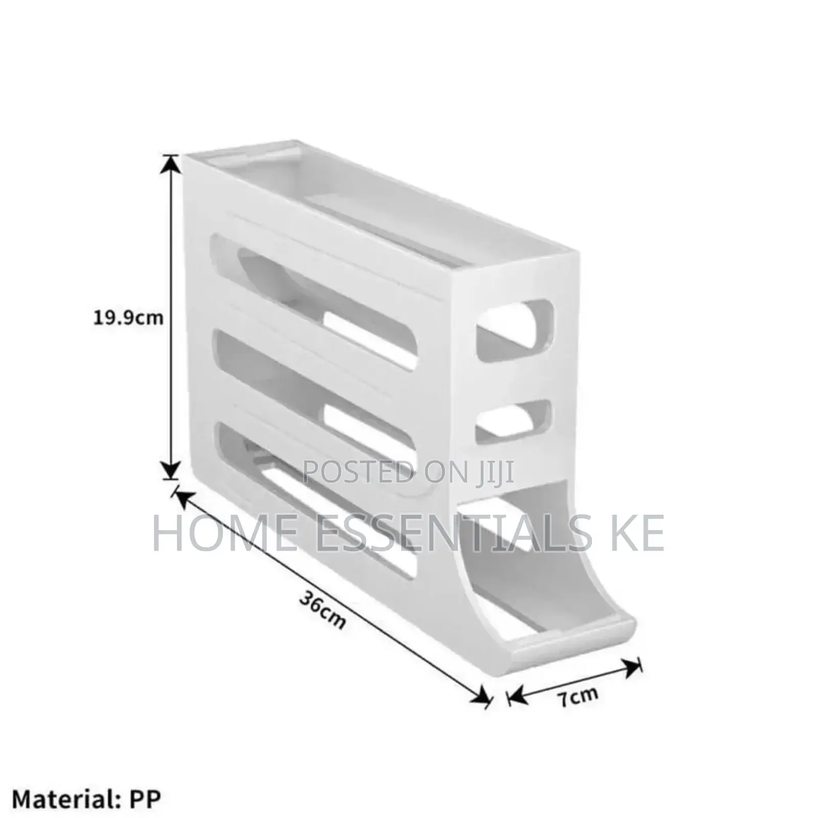 4 Layer Rolling Egg Dispenser Holds 30eggs
