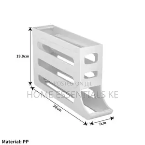 4 Layer Rolling Egg Dispenser Holds 30eggs