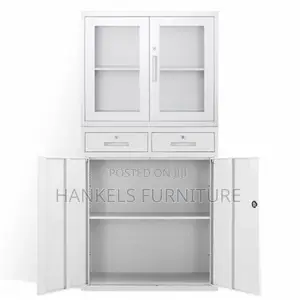 Half Glass Filling Cabinet