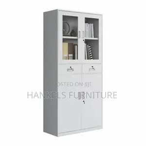 Half Glass Filling Cabinet