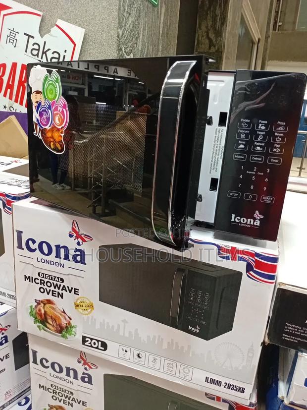 Space-Saving and Stylish: Icona 20L Microwave - main view