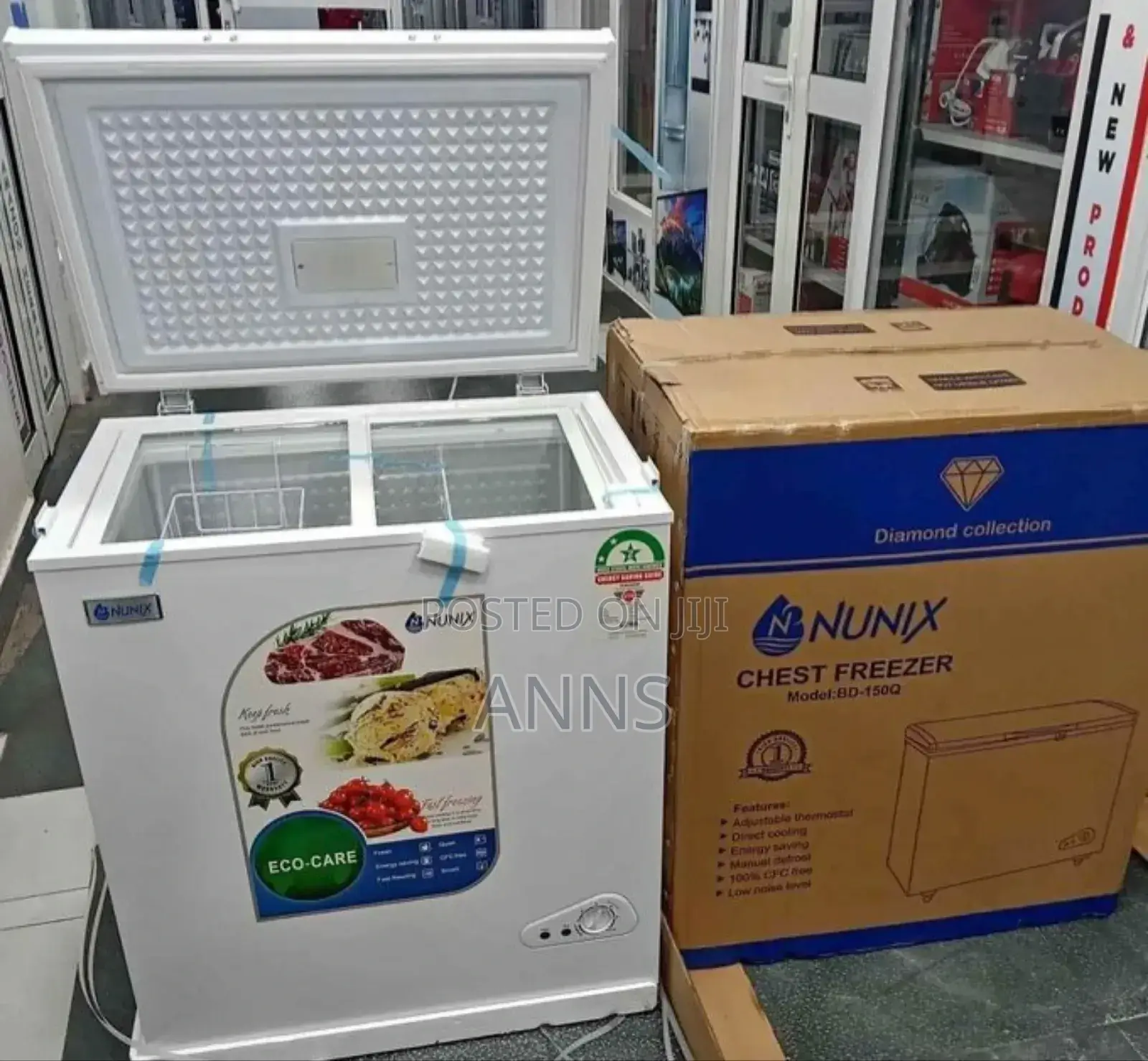 Nunix 150litres ~ BD-150Q Original Deep Freezer