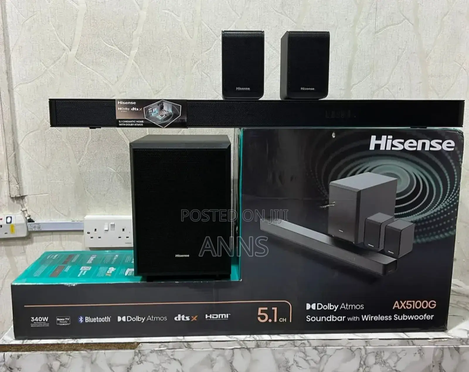 Hisense 5.1 Best Quality Soundbar- AX5100G
