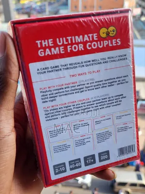 The Ultimate Game for Couples Card Games