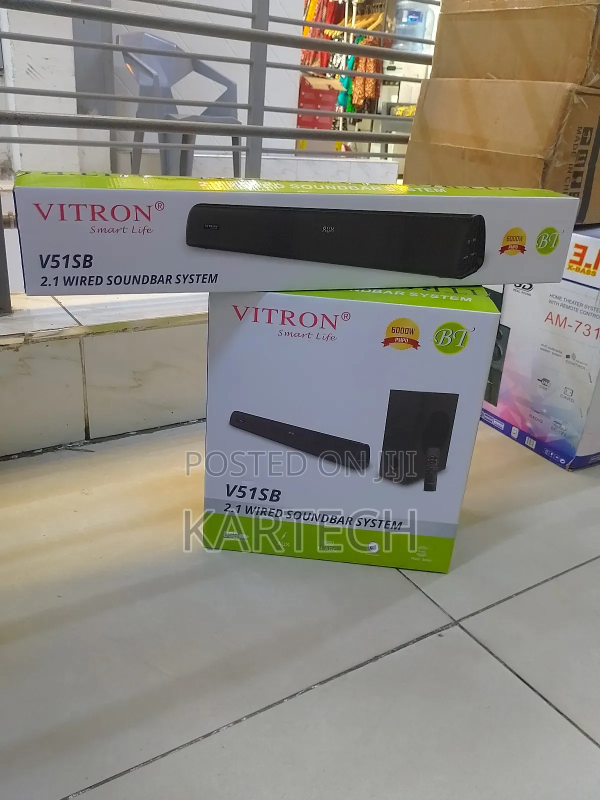 Vitron Wired Soundbar V51SB Bluetooth System