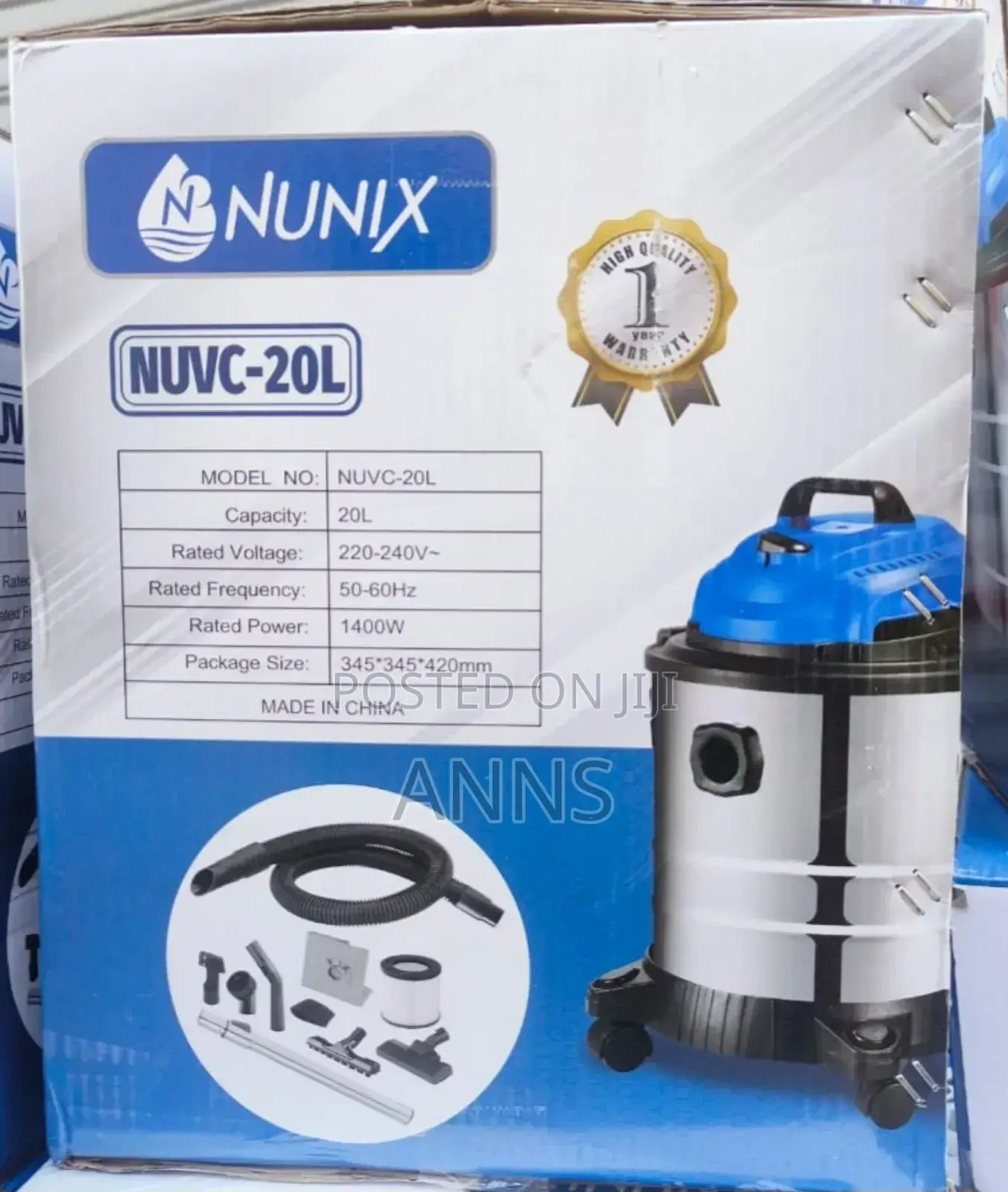 Nunix 20litres Wet and Dry Vacuum Cleaner