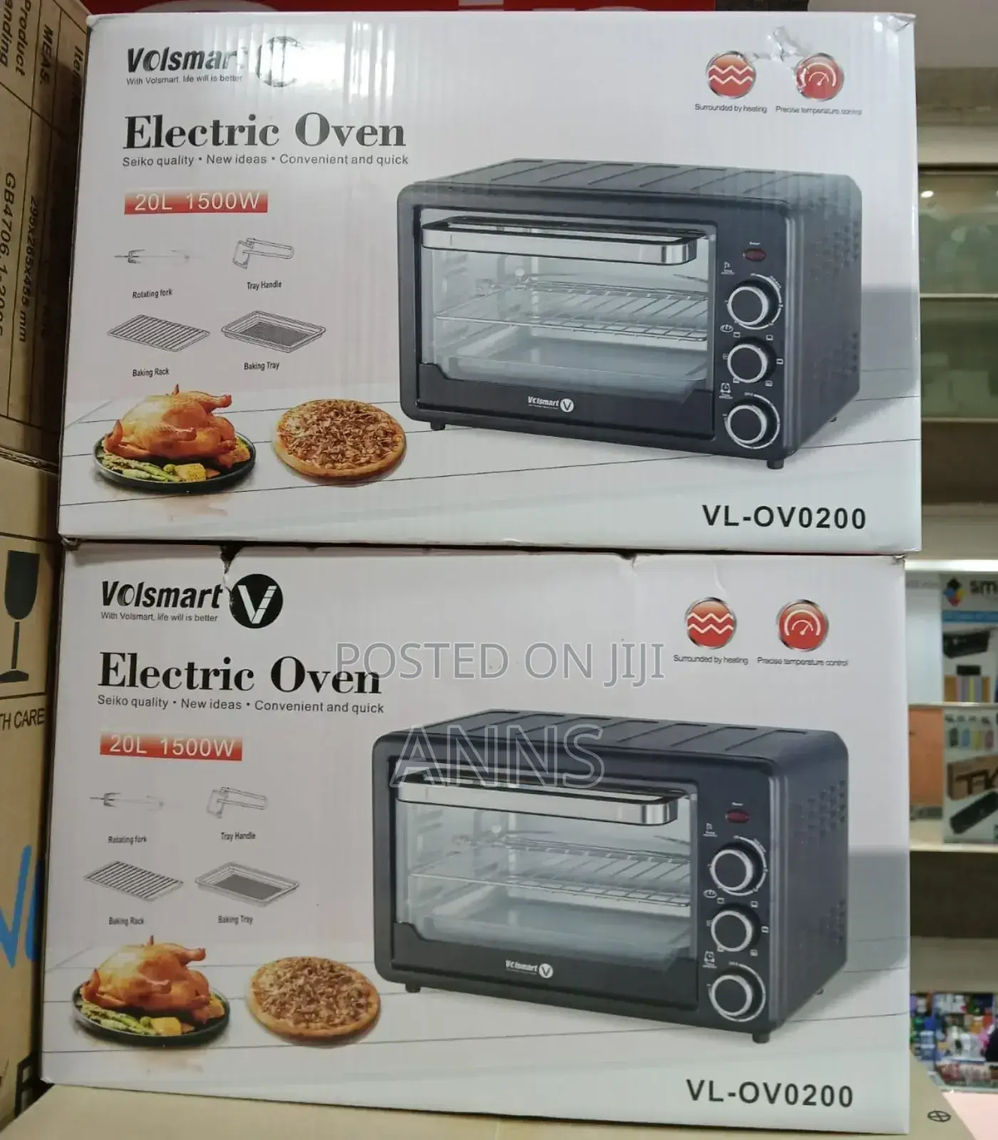 Volsmart 20L Instant Cook Oven With Rotisserie