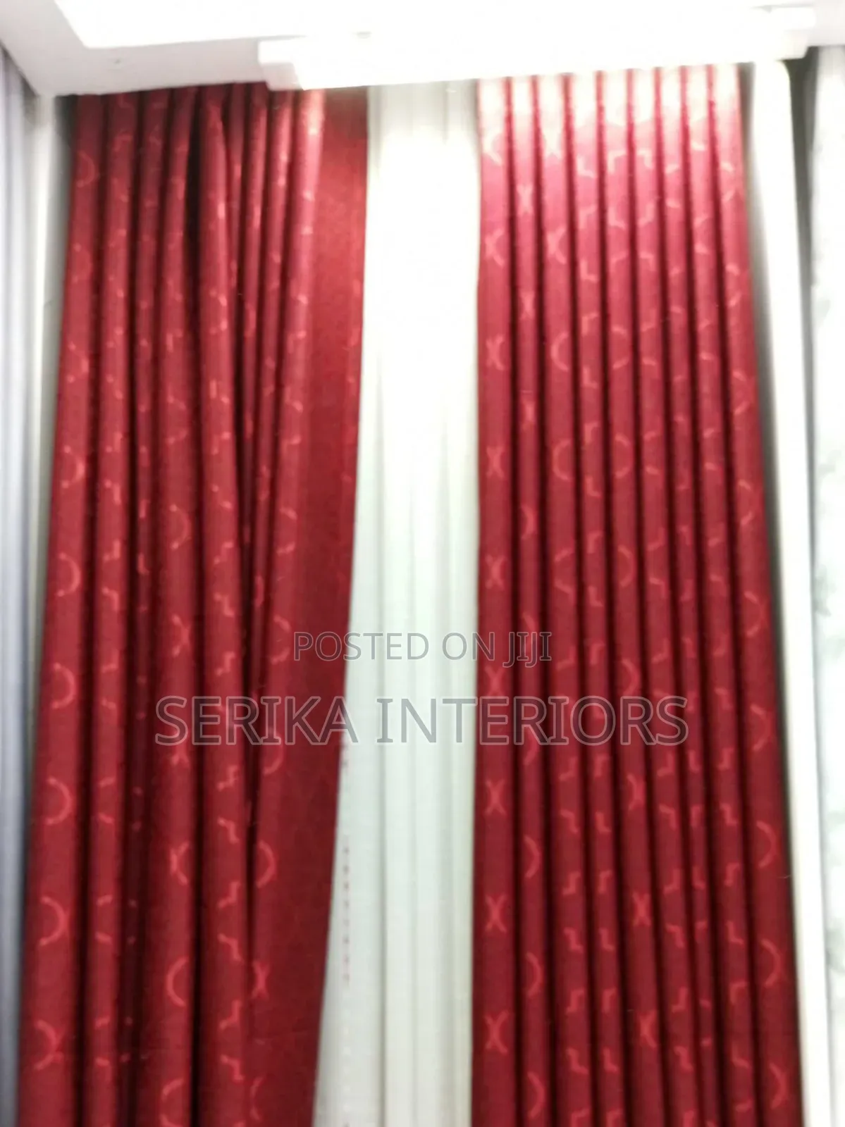 Maroon Curtains