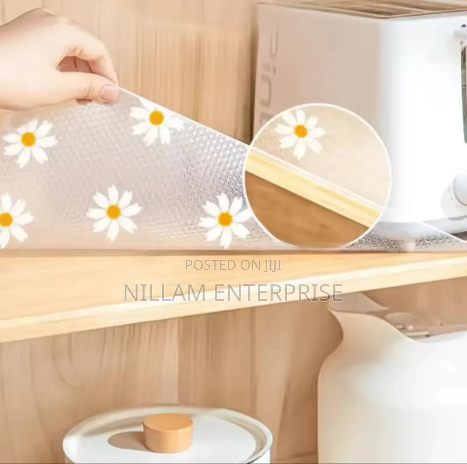 Daisy Pattern Kitchen Drawer Liners