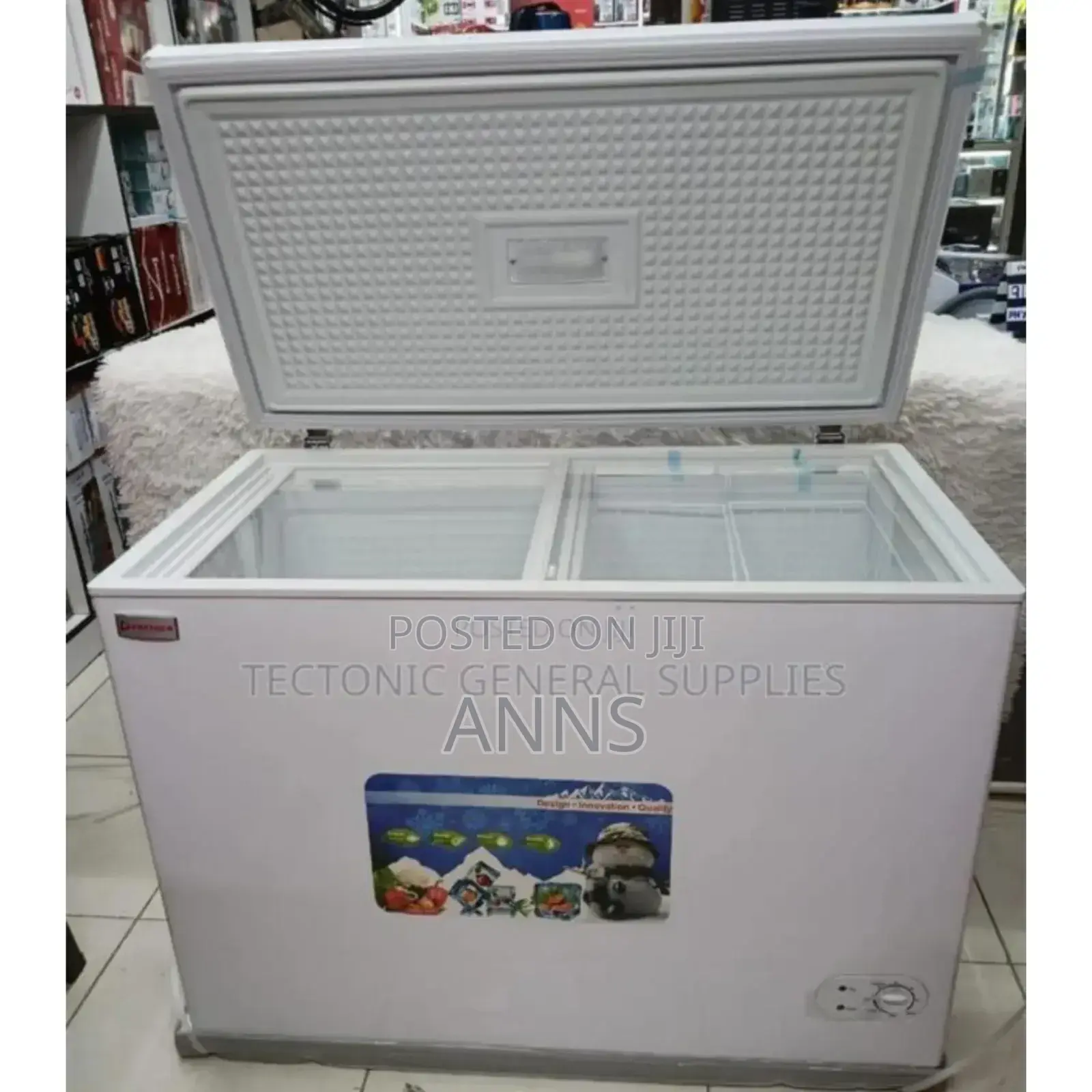 White New Premier 400litres Deep Freezer