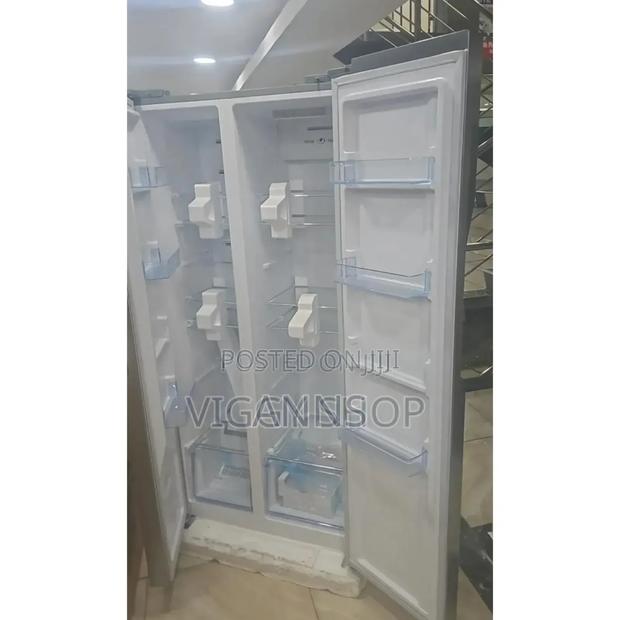Gray High Quality Ramtons Double Door Fridge. 454litres