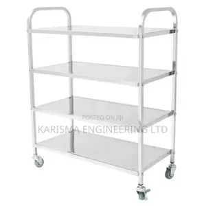 Four Tier Food Serving/Hospital Trolley