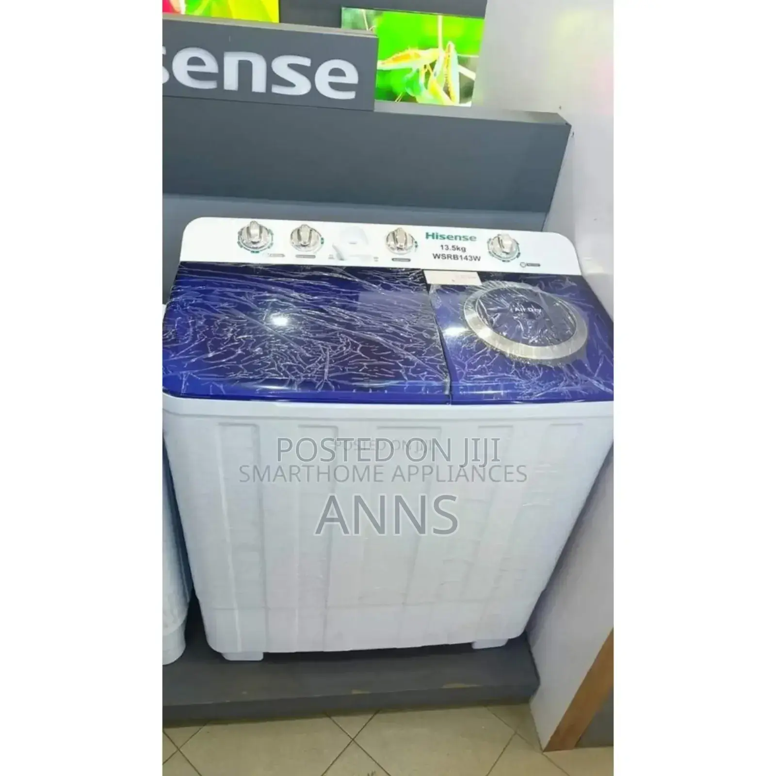 13.5kgs Hisens Washing Machine