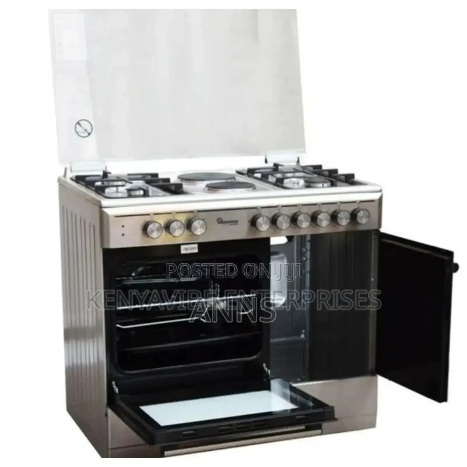Brand New Size 60by90 Cooker. 4gas 2electric Plate. Ramtons