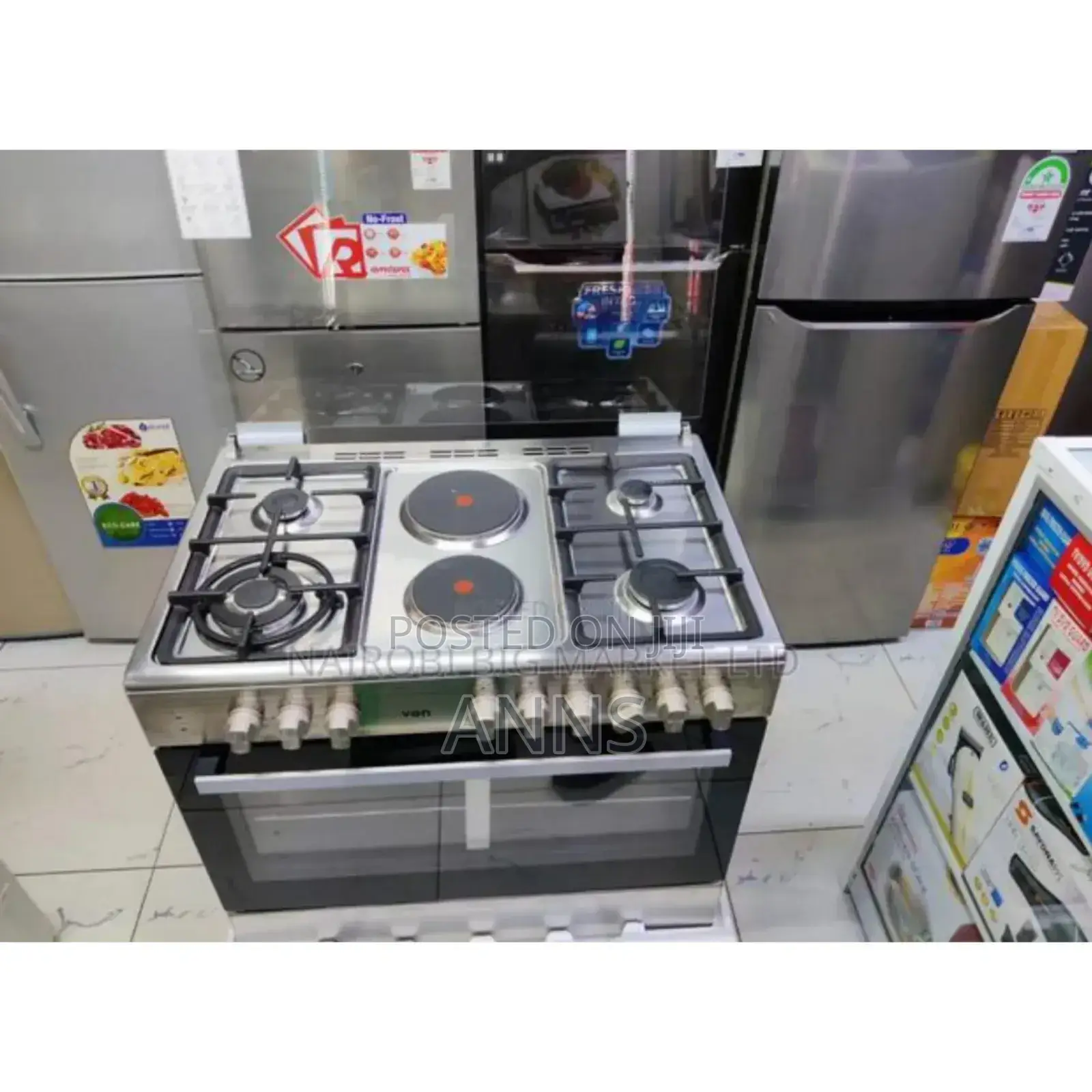 High Quality Ramtons Cooker. Size 90by60. 4+2. Electric Oven