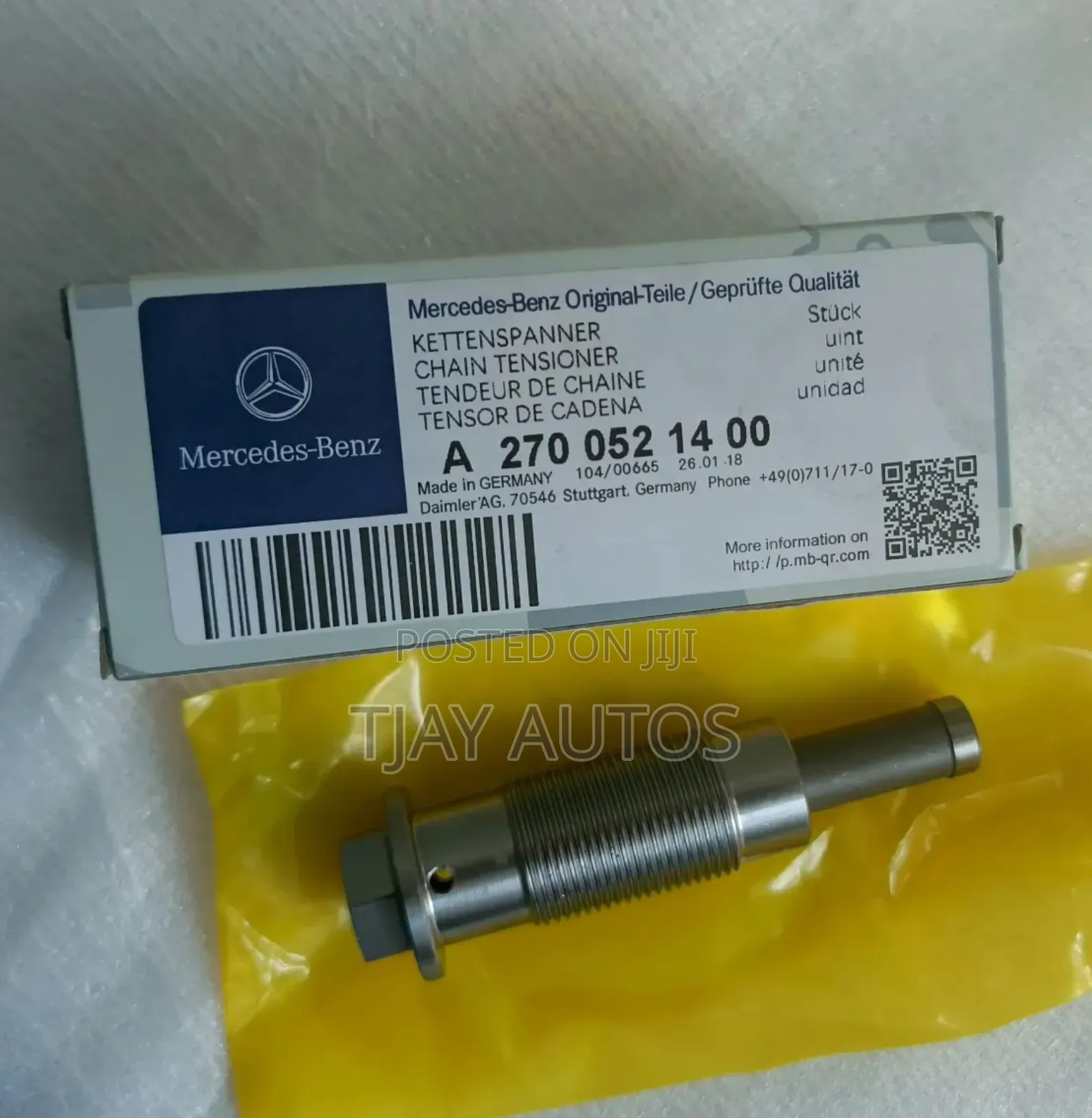 New Genuine Mercedes Benz Timing Chain Tensioner 
