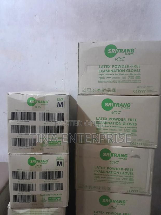 Powder Free Latex Gloves. - main view