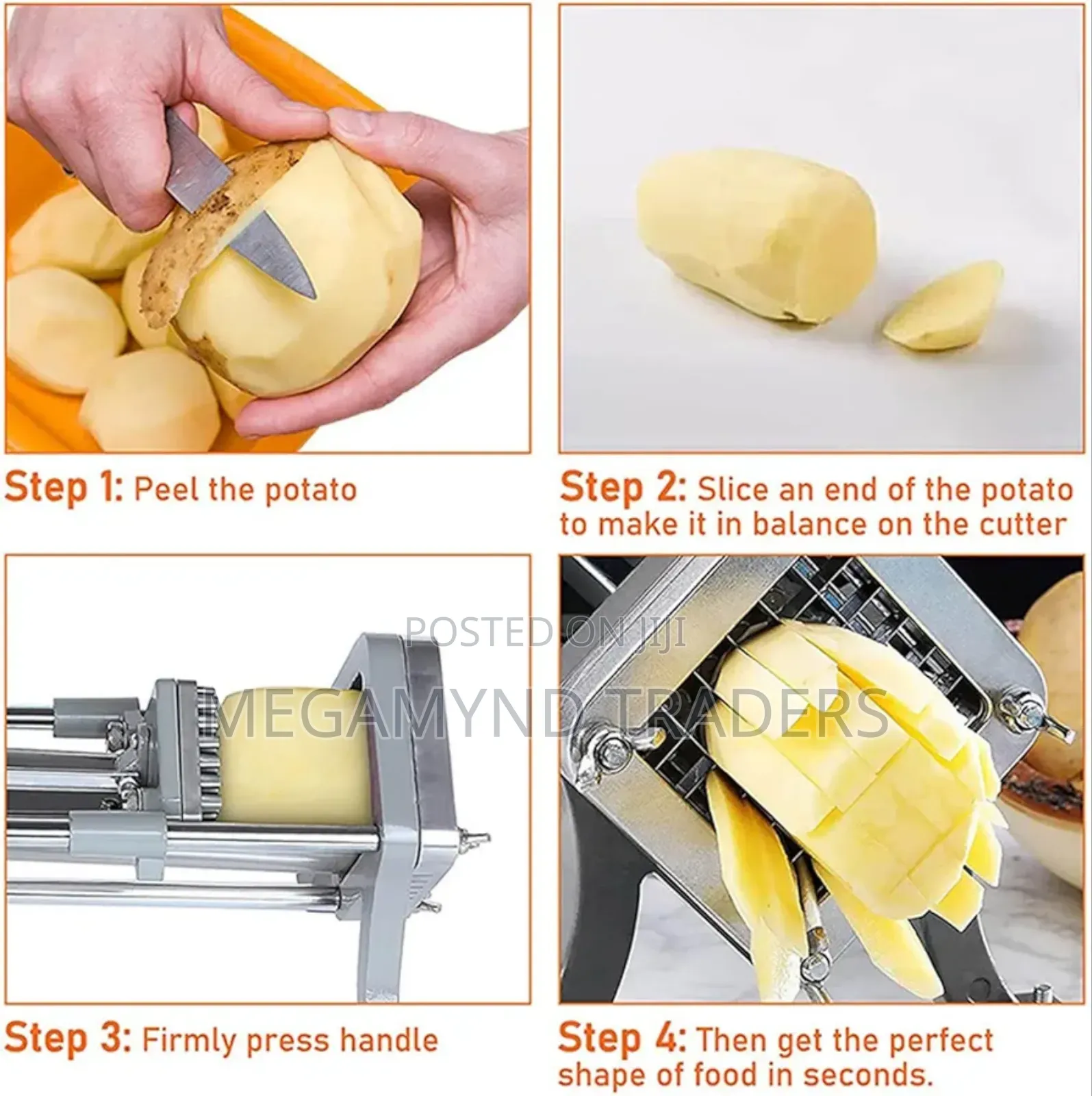 Wall Mount Chips Cutter/Commercial Imported Chips Cutter
