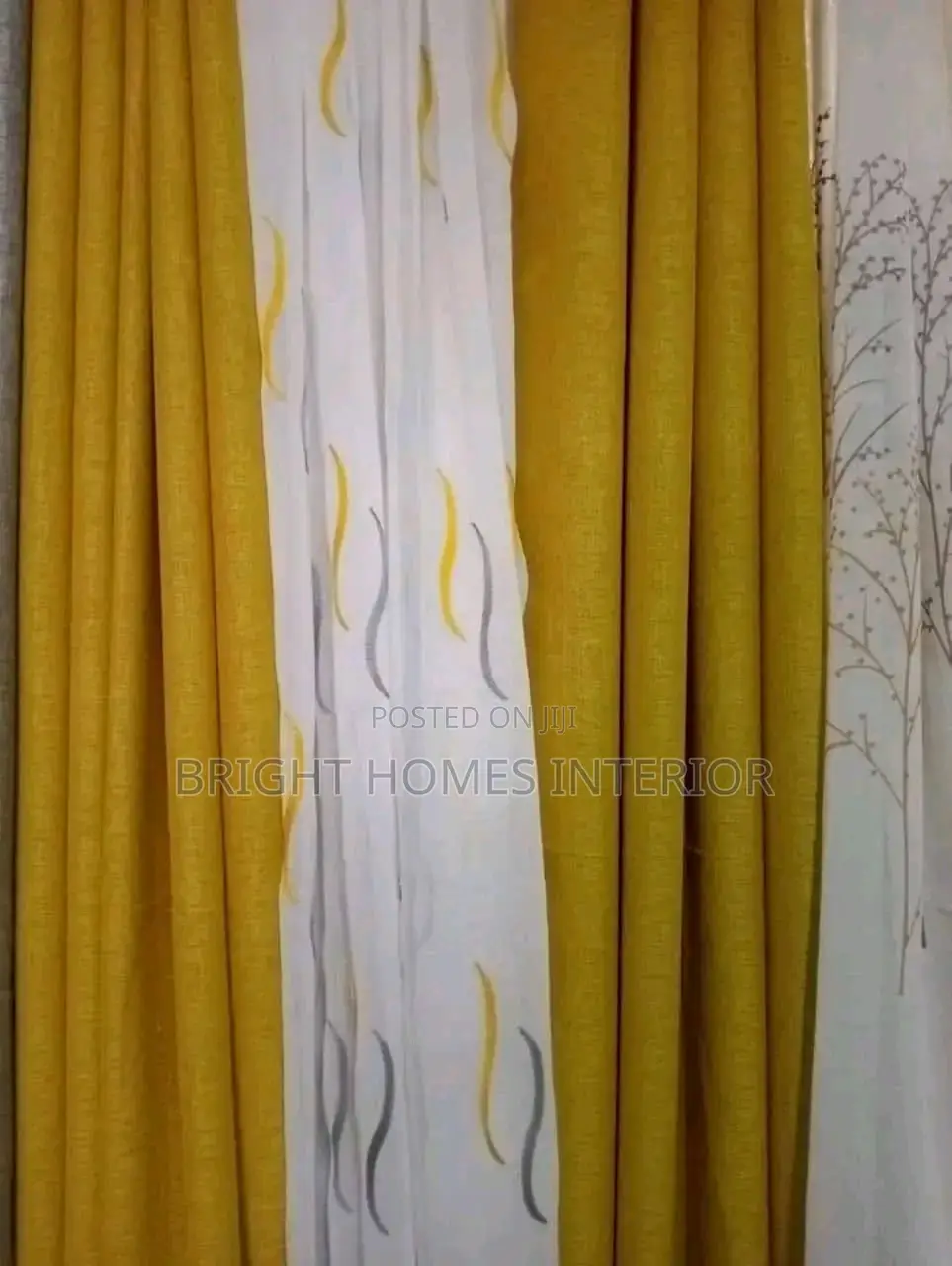 Mastered Yellow Curtains Curtains