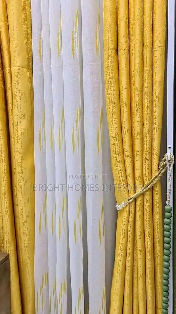 Curtains With White Sheers - main view