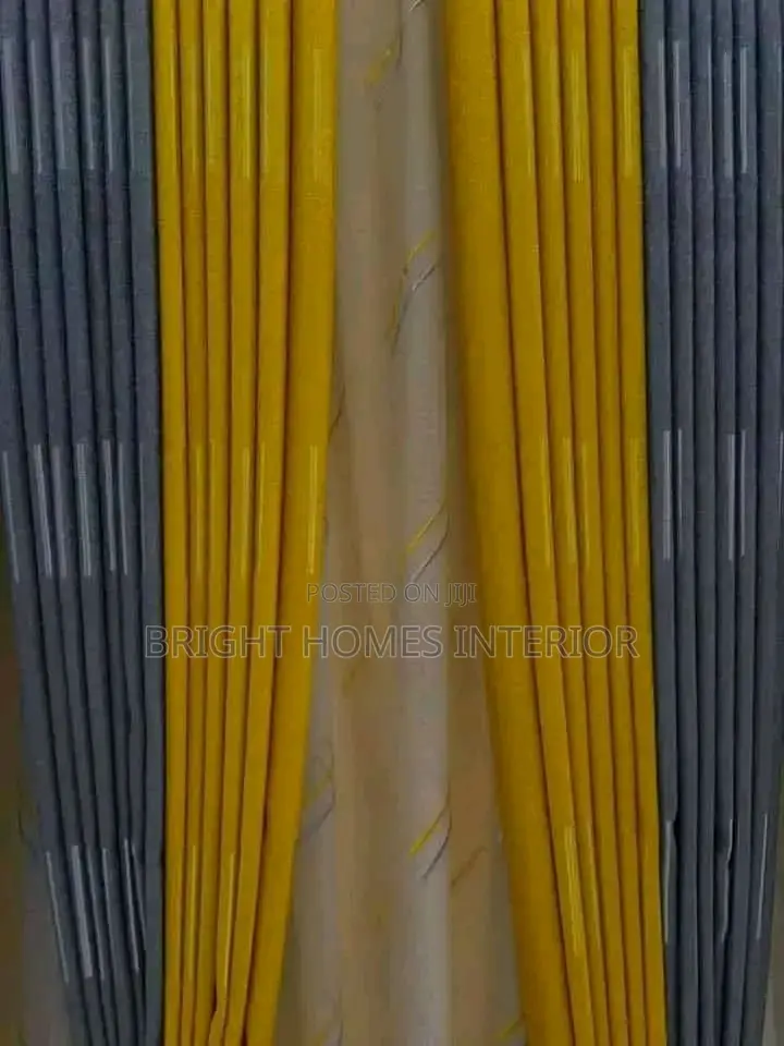 Grey and Yellow Curtains Curtains