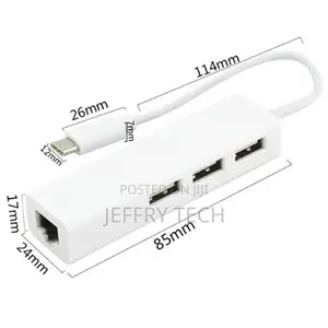 100mbps USB3.1 Type-C Gigabit Ethernet USB-C