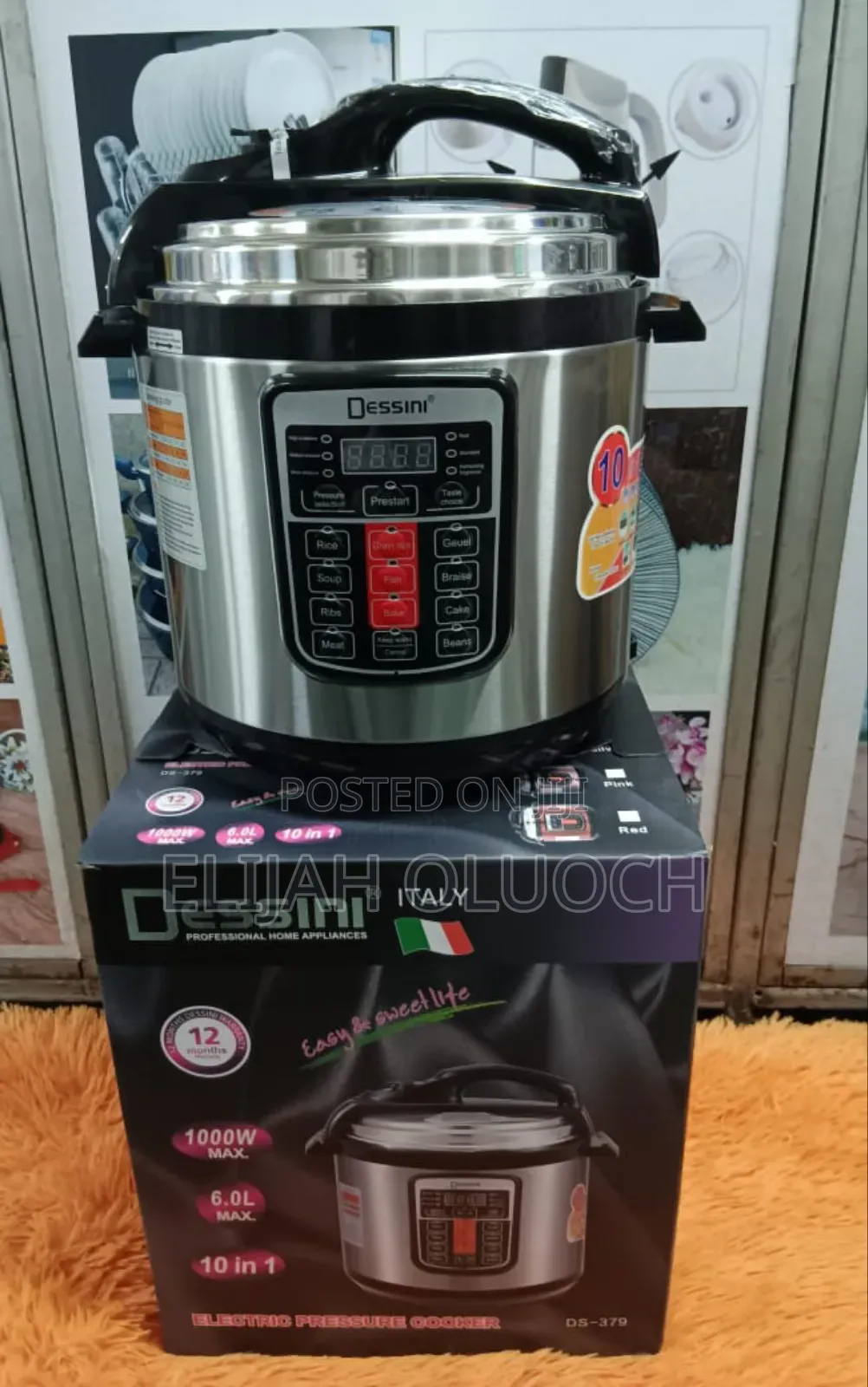 Desini 6litrs Electric Pressure Cooker