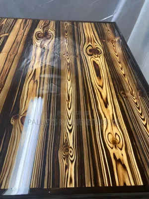 Table Top Burned Wood