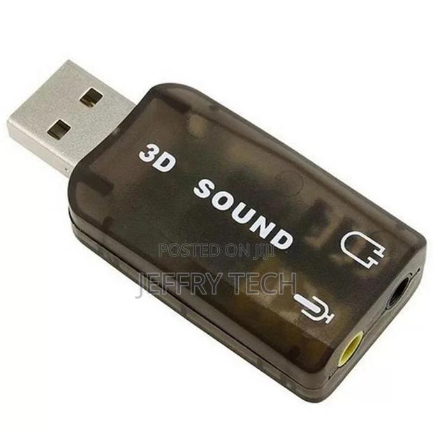 New 5.1 External USB Audio Sound Card Adapter For